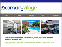 Tablet Screenshot of carnabyvillagetownhomes.com